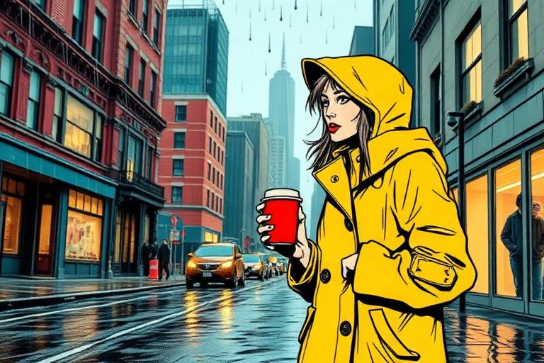 Comic style example frame
